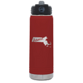 Massachusetts Home 20 oz Water Bottle | Maroon