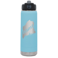 Maine Home 20 oz Water Bottle | Light Blue
