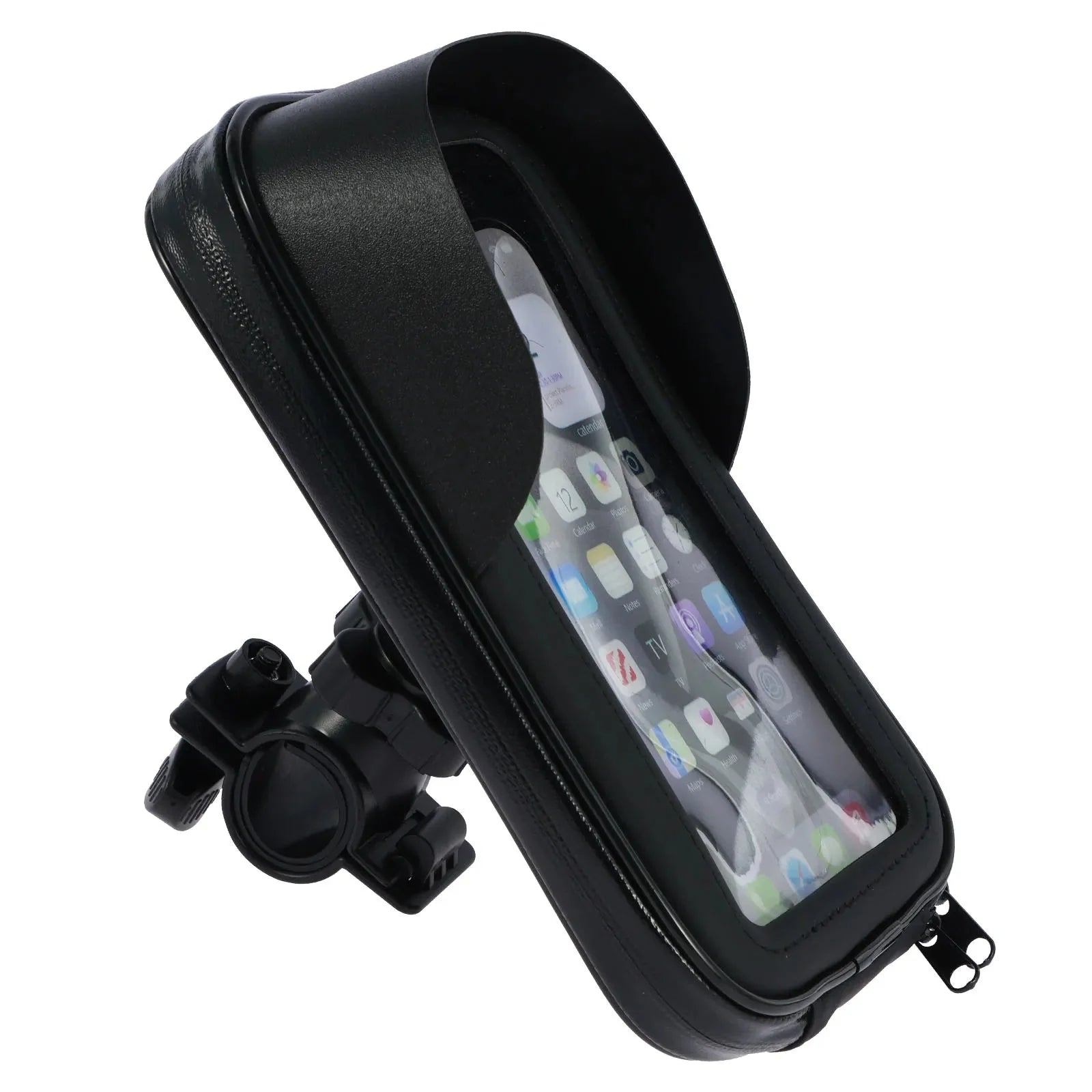 360° Rotatable Bike Phone Holder Bag | Waterproof Handlebar Mount with Touchscreen and Sunshade
