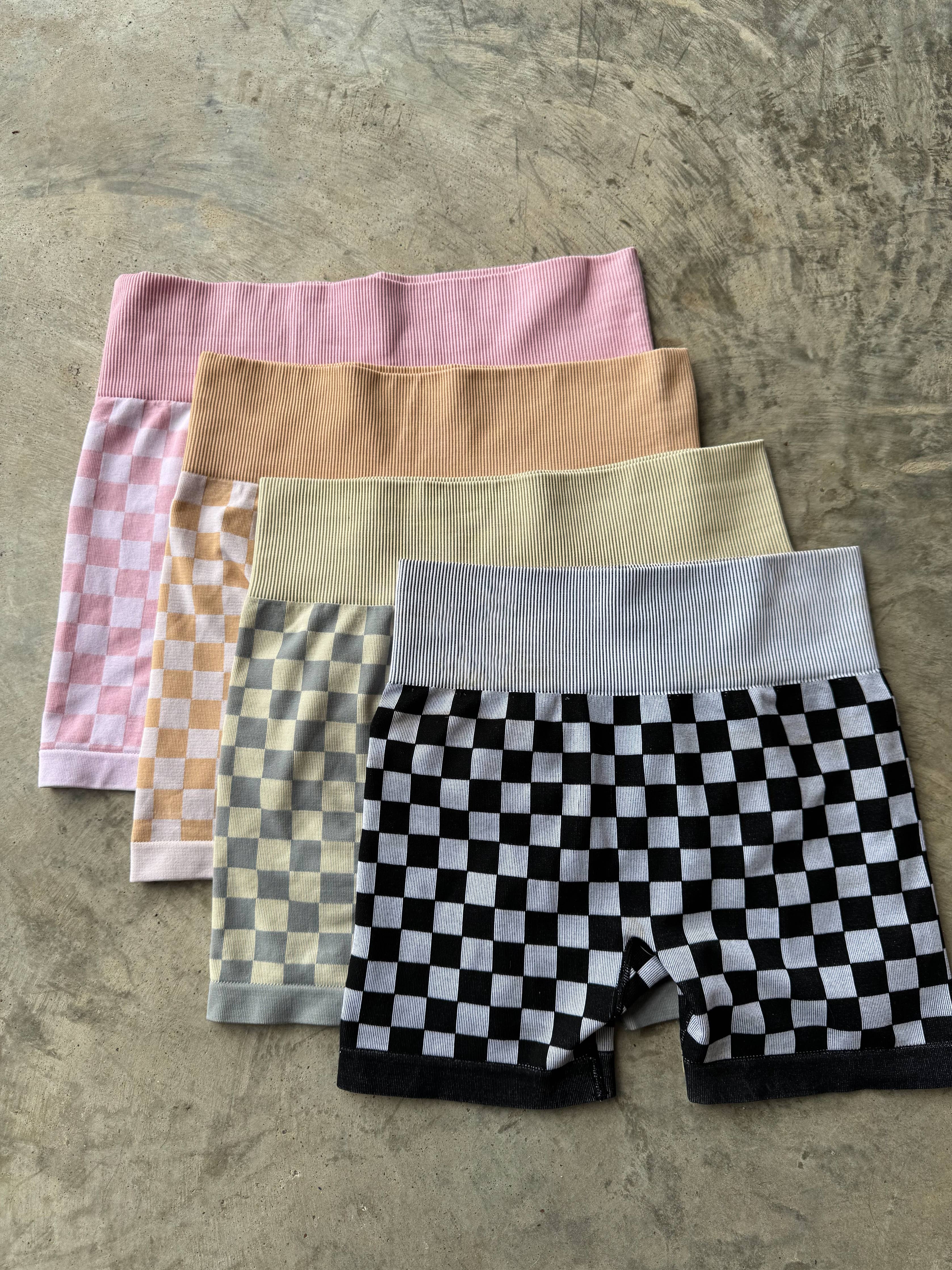 Checkered Gym Set