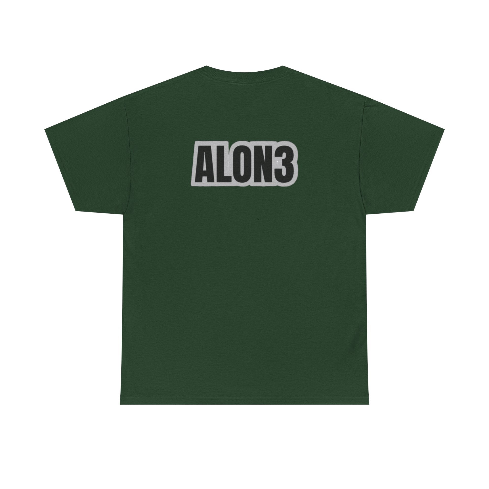 Graphic Tee — 'I  "heart" Glocks' Heart Logo T-Shirt (ALON3 Backprint)