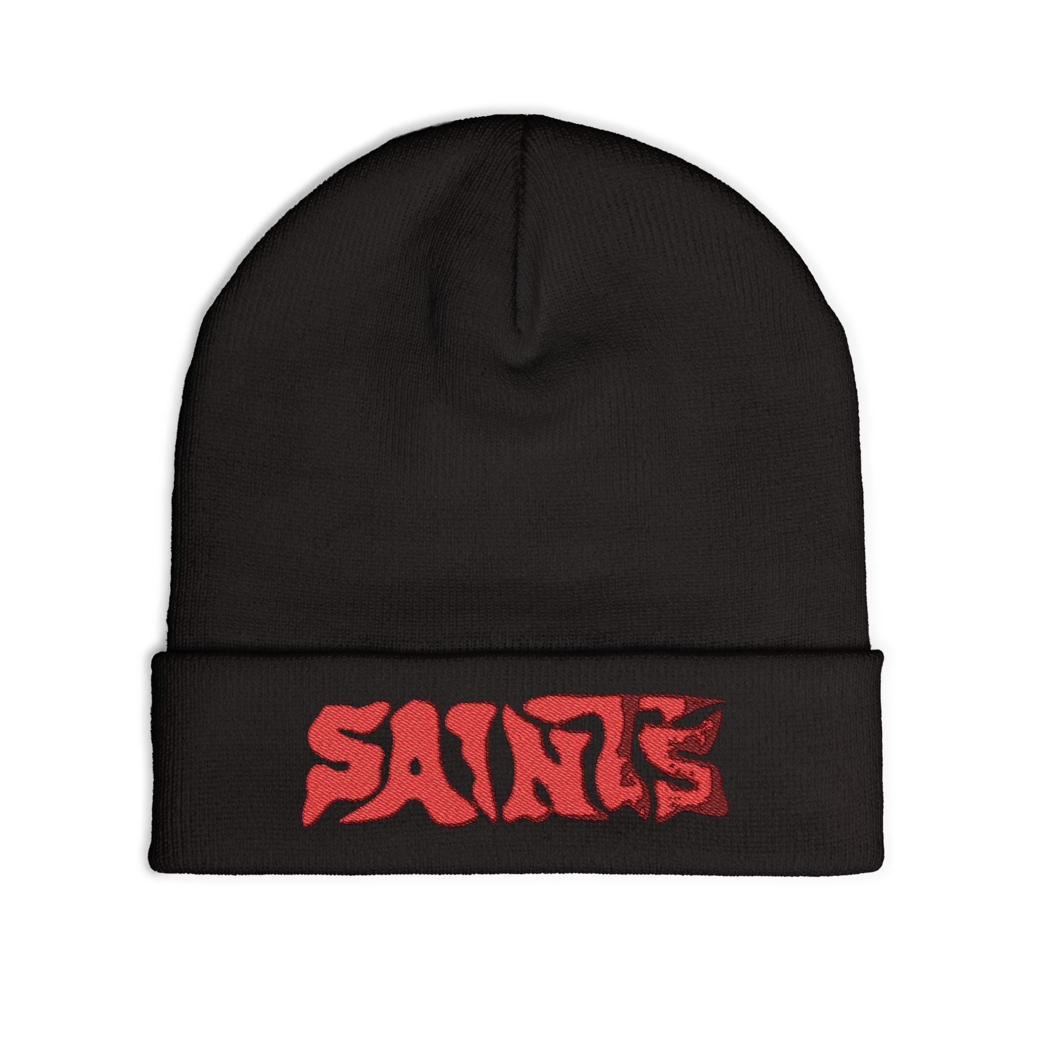 Embroidered 'Saints' Knit Beanie