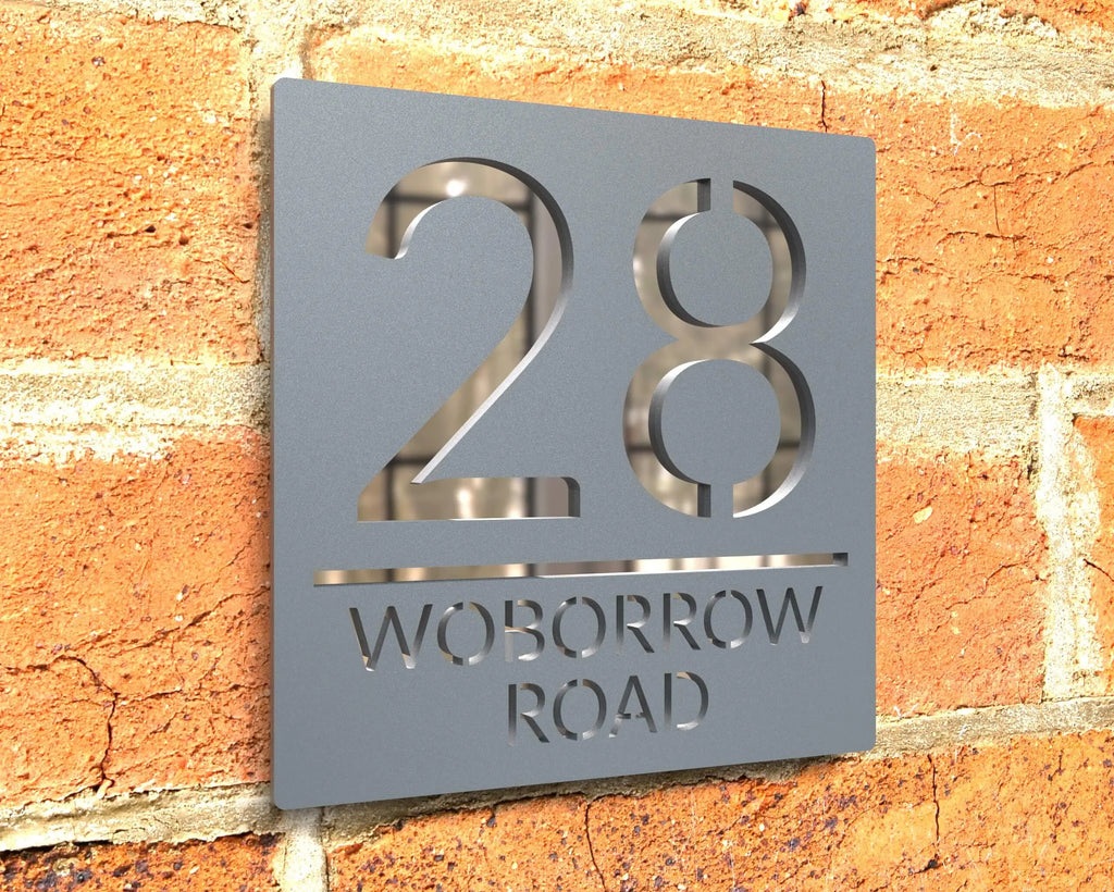 Personalized Custom Acrylic Modern House Numbers Sign Door Address Street 3D Letter Number Plaques Outdoor Name Home Decor Plate