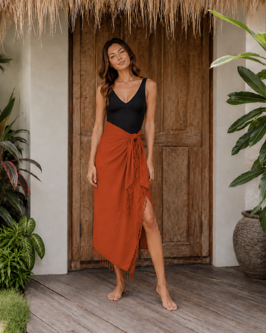 Terracotta Tapestry Sarong