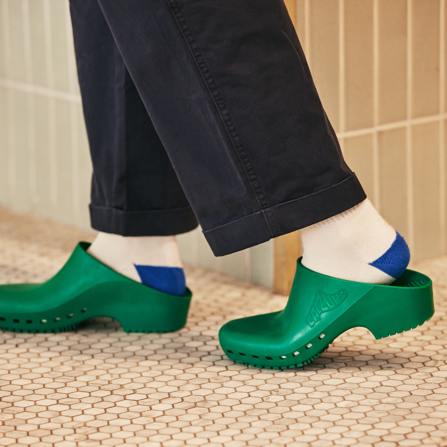 Calzuro Classic Without Holes Green