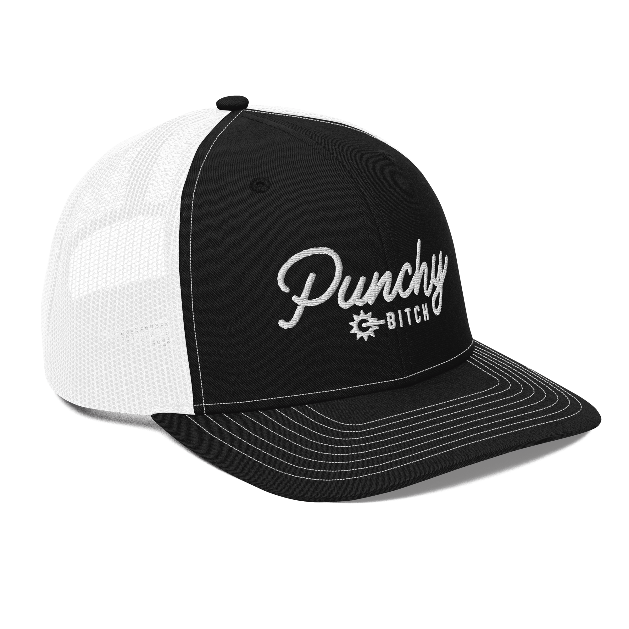 Punchy Bitch Hat - White Logo