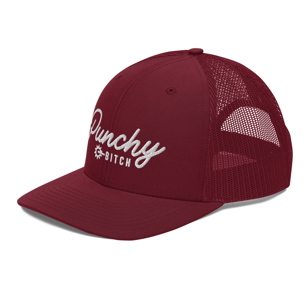 Punchy Bitch Hat - White Logo