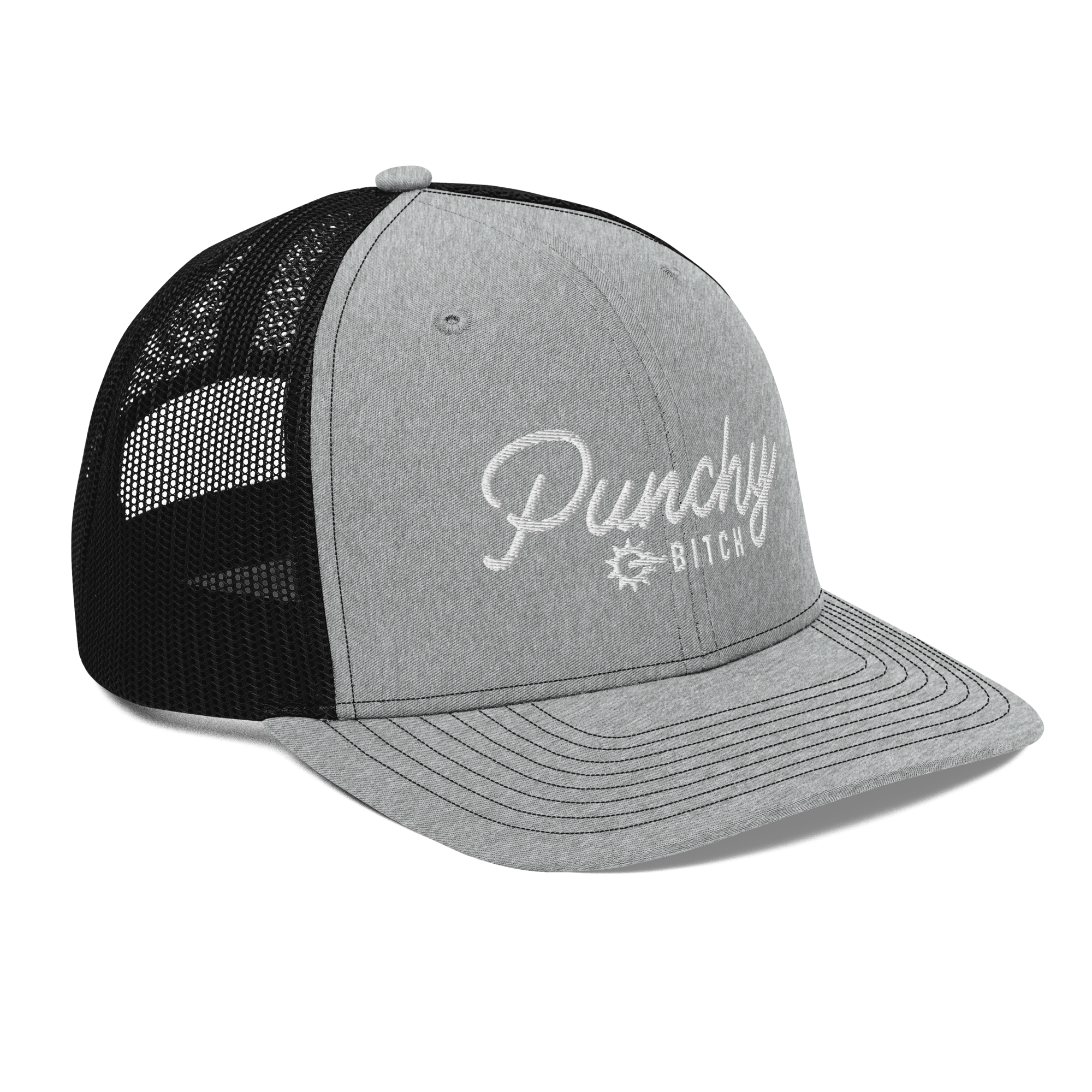 Punchy Bitch Hat - White Logo